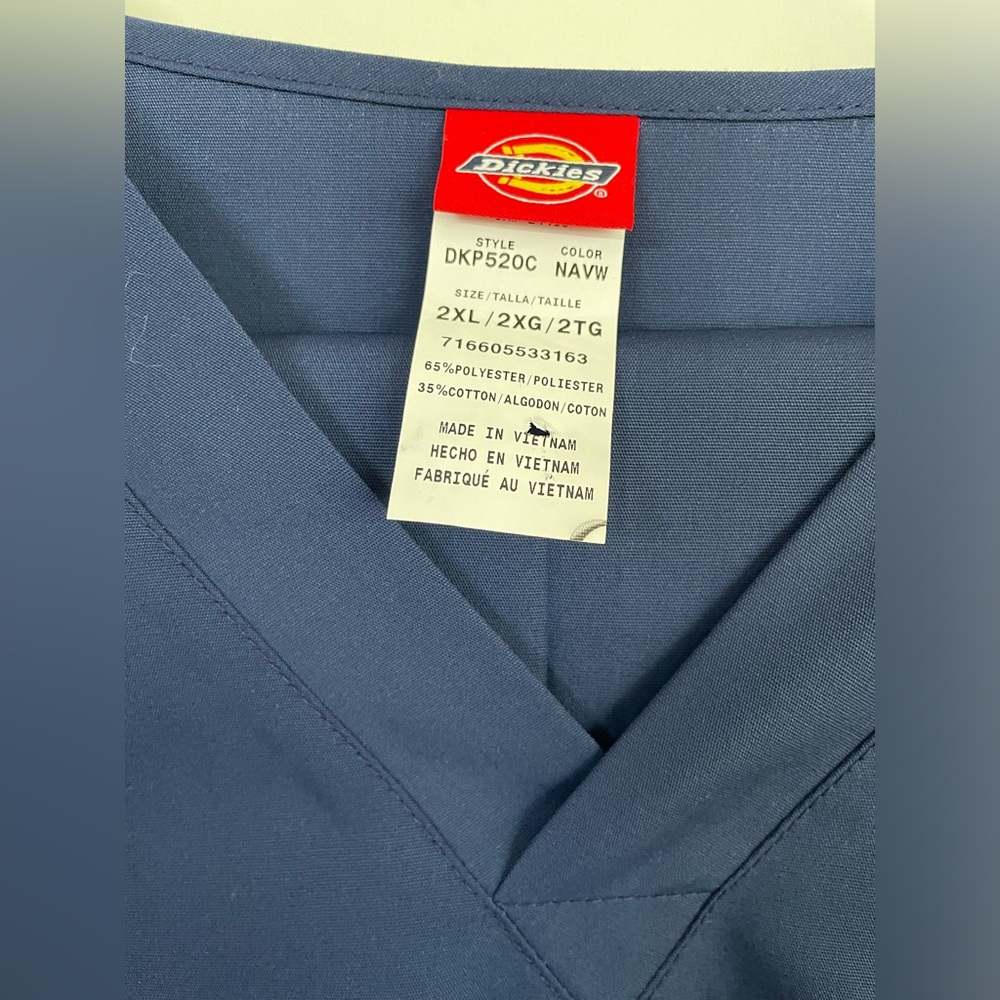 LOT of 3 Scrub SETS  PLUS 1 Scrub top all size 2 XL  unisex Dickies Cherokee NEW - Picture 9 of 16